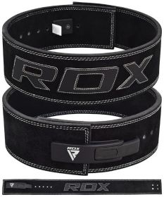 BELT PRO LIVER BUCKLE BLACK LEATHER-L