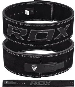 BELT PRO LIVER BUCKLE BLACK LEATHER-S