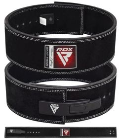 BELT PRO LIVER BUCKLE BLACK LEATHER PLUS-L