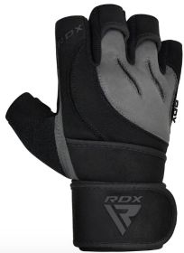 GYM GLOVE MICRO GRAY/BLACK PLUS-XL