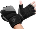 GYM GLOVE MICRO GRAY/BLACK PLUS-XL