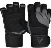 GYM GLOVE MICRO GRAY/BLACK PLUS-XL