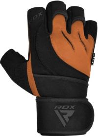 GYM GLOVE MICRO TAN/BLACK PLUS-S