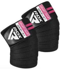 GYM KNEE WRAP R11 BLACK/PINK