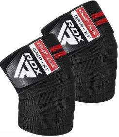 GYM KNEE WRAP R11 BLACK/RED