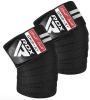 GYM KNEE WRAP R11 BLACK/WHITE