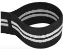 GYM KNEE WRAP R11 BLACK/WHITE