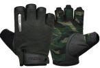 GYM TRAINING GLOVES T2 HALF ARMY GREEN-M