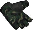 GYM TRAINING GLOVES T2 HALF ARMY GREEN-M