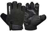 GYM TRAINING GLOVES T2 HALF BLACK-S