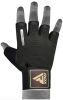 GYM TRAINING GLOVES T2 HALF BROWN-XL