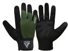 GYM WEIGHT LIFTING GLOVES W1 FULL ARMY GREEN PLUS-L