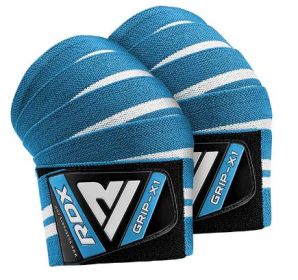 GYM KNEE WRAPS K4 SKY BLUE