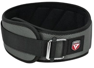 WEIGHT LIFTING BELT EVA CURVE RX4 GREY-L