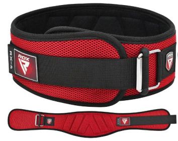 WEIGHT LIFTING BELT EVA CURVE RX4 RED-L