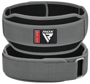 WEIGHT LIFTING DOUBLE BELT RX5 GREY-L