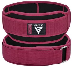 WEIGHT LIFTING DOUBLE BELT RX5 PINK-M