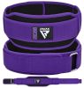 WEIGHT LIFTING DOUBLE BELT RX5 PURPLE-M