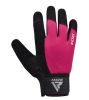 GYM WEIGHT LIFTING GLOVES W1 FULL PINK-L