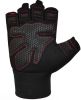 GYM WEIGHT LIFTING GLOVES W1 HALF RED-M