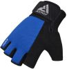 GYM WEIGHT LIFTING GLOVES W1 HALF BLUE PLUS-M