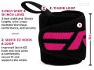 GYM WRIST WRAP PINK PRO