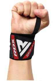 GYM WRIST WRAPS W3 FULL BLACK