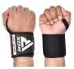 GYM WRIST WRAPS W3 FULL BLACK