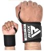 GYM WRIST WRAPS W3 FULL BLACK