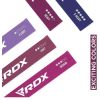 RESISTANCE BAND BASIC 1 LATEX  MULTI PURPLE SET (20767) + POUCHE