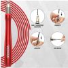 SKIPPING ROPE ALUMINIUM HANDLE W2 RED-10.3FT (15572) + WIRE