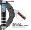 SKIPPING ROPE MULTIFUNCTION CABLE WIRE ABS BLACK-10.3FT (15541)