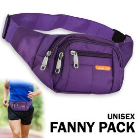 Sport Runner Waist Bum Bag Running Jogging Travel Chest Pouch Zip Fanny Pack New