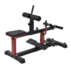 Adjustable Seated Calf Raise Machine,Calf Raise Machine with Band Pegs,Leg Trainer Home Gym