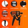 Adjustable Hand Grip Strengthener Trainer R Type Gripper Wrist Training Increase Strength Spring Finger Pinch Carpal Expander