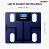 5 Core Scales for Body Weight Fat Bathroom Scale Smart Digital Bluetooth Weighing BMI bascula digital de peso y grasa corporal 400 lbs - BBS VL B BLU