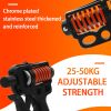 Adjustable Hand Grip Strengthener Trainer R Type Gripper Wrist Training Increase Strength Spring Finger Pinch Carpal Expander