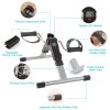 Foldable Exercise Bike Pedal Fitness Exerciser Cycle Bike with LCD Display Mini Pedal Exerciser