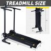 Manual Treadmill Non Electric Treadmill with 10&deg; Incline Small Foldable Treadmill for Apartment Home Walking Running (Mode GHN213)