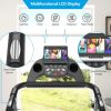 Compact Electric Folding Running and Fitness Treadmill with LED Display