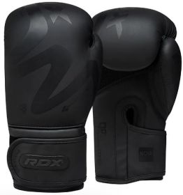 BOXING GLOVE F15 MATTE BLACK-14oz (size: 10oz)