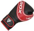 BOXING GLOVE KIDS WHITE/BLACK 6oz