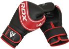 BOXING GLOVE KIDS WHITE/BLACK 6oz