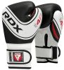 BOXING GLOVE KIDS WHITE/BLACK 6oz