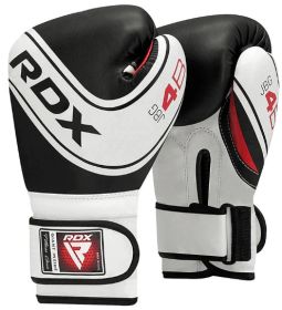 BOXING GLOVE KIDS WHITE/BLACK 6oz (Color: White, size: 06oz)