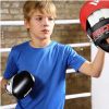 BOXING GLOVE KIDS WHITE/BLACK  4oz