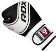 BOXING GLOVE KIDS WHITE/BLACK 6oz