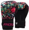 BOXING GLOVES FL-3 FLORAL BLACK-10OZ