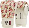 BOXING GLOVES FL-6 WHITE-12OZ