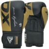 BOXING GLOVES REX F4 WHITE/BLACK-10oz